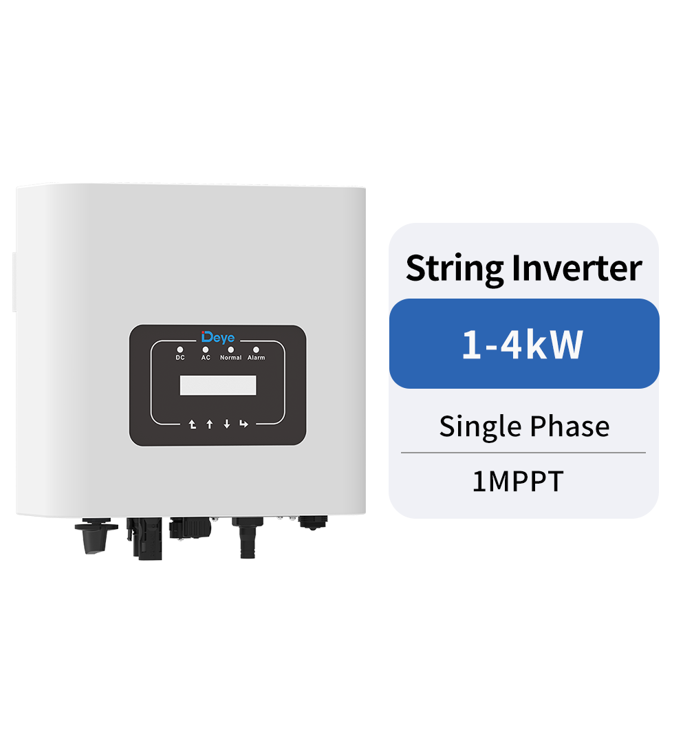 INVERTER DEYE HOÀ LƯỚI 1 PHA, 3 KW, 1 MPPT, ĐÃ BAO GỒM WIFI VÀ CT. MODEL: SUN-3K-G04P1-EU-AM1